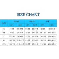 Traje de baño de una pieza para mujer, con control de barriga, color negro, talla M - details 1