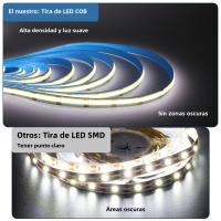 Tira De Luces LED COB CCT Alta Densidad 608 LEDs/m Flexible Dimmable Tape LED DC12V 24V Temperatura De Color 2700K a 6500K - details 5