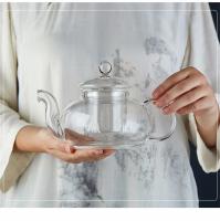 Tetera De Vidrio Con Strainer Gran Capacidad Resistente Al Calor Kettle Chino Tradicional Kung Fu Teaware Contenedor De Agua - details 12