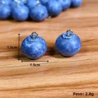 5Pcs Encantos De Fresa 3D Miniatura Resina Simulada Para Creación De Joyas Accesorios Para Collares Y Pendientes DIY - details 0