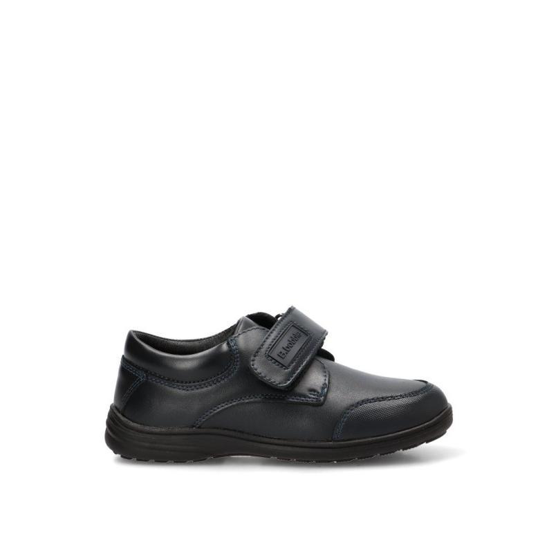 Zapato Colegial Bubble Bobble - Niño - Suela Plana - Modelo A069 - Color Marino