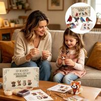 Kit De Artesanía De Perlas De Colores Vibrantes Con Bird Y Animales Para Decoración De Hogar Y Joyería Hecho Para Adultos - details 1