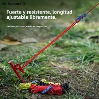 4Pcs Cordones De Camping Reflector Para Tienda De Campaña Con Hebilla Resistentes Al Viento Accesorios Para Canopy Y Tarp - details 2
