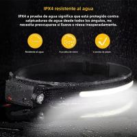 Linterna Frontal LED Recargable De Larga Duración Con Potente Luz Para Camping Y Actividades Al Aire Libre Resistente Al Agua - details 5