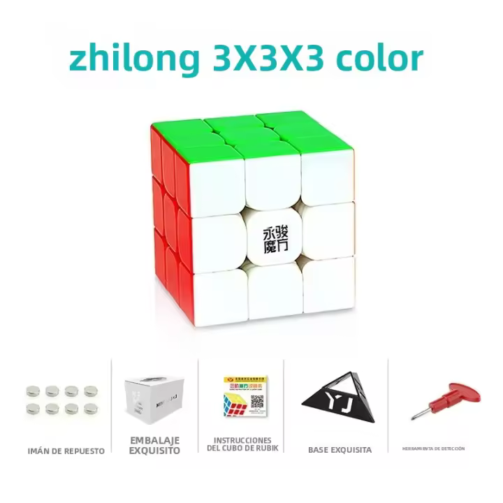 YJ Zhilong Serie Mini Cubos Magnéticos De Competición Juguete Twisty 3x3x3 4x4x4 5x5x5 Con Formas Irregulares Para Juego De Mesa - 1