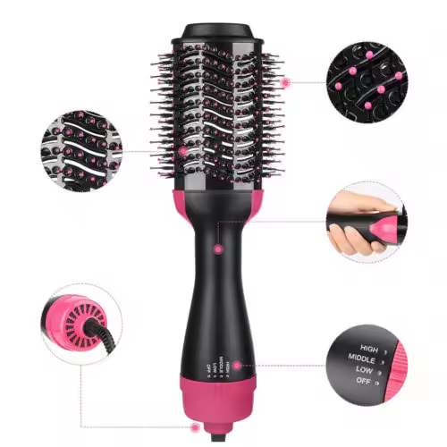 Cepillo Secador BN4238 WeBeauty – Efecto Volumen, Iones Negativos Anti-Frizz y Cable Giratorio 360º - 1