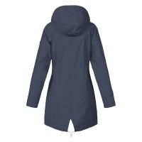 Chaqueta De Lluvia Para Mujer En Color Sólido Casual Impermeable Con Capucha Abrigo De Montañismo a Prueba De Viento De Polyester Y Spandex Cierre De Cremallera Estilo Regular Longitud Larga - details 27