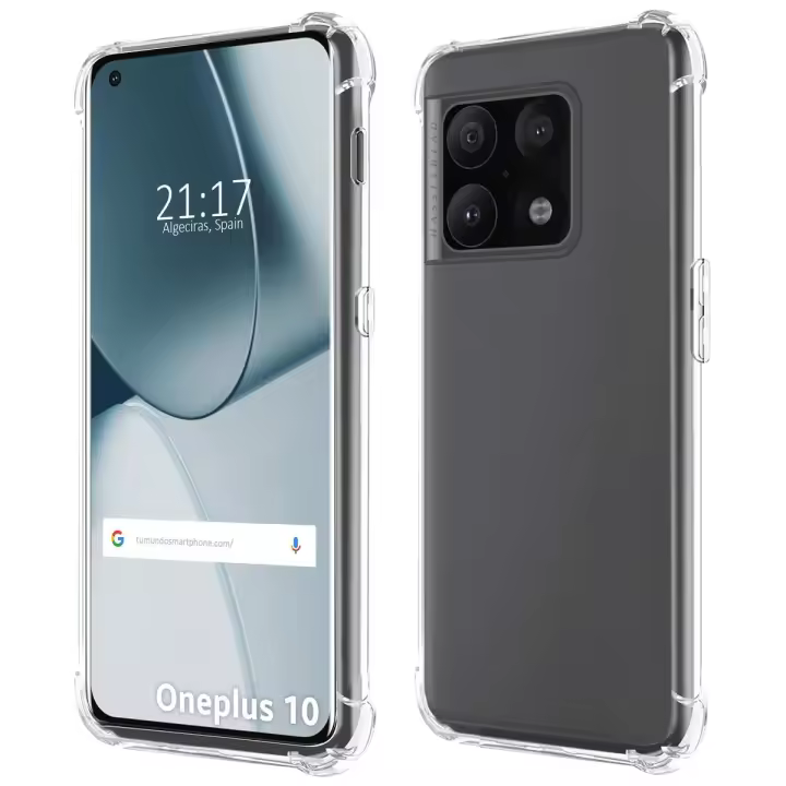 Funda Silicona Antigolpes Transparente para OnePlus 10 Pro 5G - 1