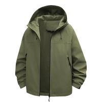 Chaqueta De Cierre Para Mujer Casual Con Capucha Color Sólido Transpirable Impermeable Y Antigolpes Para Camping Y Escalada Al Aire Libre - details 59