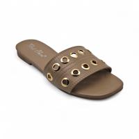 Calzados soraia, Sandalias Planas de Mujer con Punta Cuadrada, Diseño Clásico Tipo Slide, Corte Anatómico en la Empeine, Sandalia Abierta de Verano para Uso Diario, Oficina o Paseo Casual Preppy Elegante Trenzado - details 10