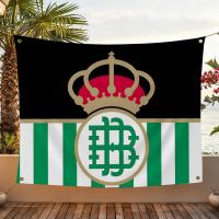 Bandera De Decoración Para Jardín Y Pared Interior Y Exterior De R-Real Betis Balompie Bandera De Casa Con Palo De Plástico - details 1