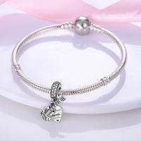 Beadas De Corazón Colorido En Plata Para Joyería De Pulsera Y Collar Con Encanto Para Chicos Y Chicas Accesorios De Moda Irregular - details 143