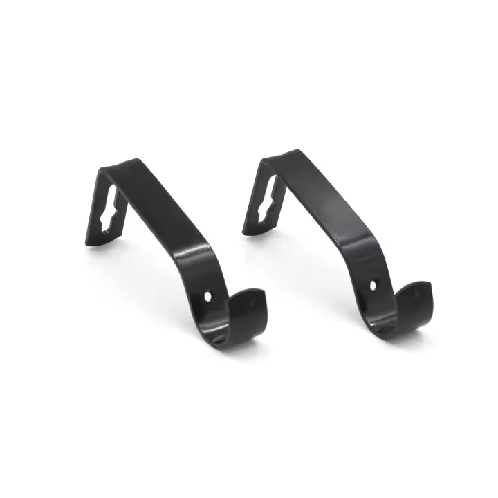 YUNIK HOME- Soportes de Barra de Cortina de Ø 16-20mm, Pack de 2 de Acero Inoxidable para Pared, Resistente. - 1
