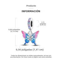 Pulsera De Bangle DIY Con Colgantes De Oso Polar Ciervo Zorro Y Aves Con Cuentas De Oración Plata Original Joyería Fina Para Mujeres Regalo - details 20