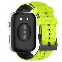 Correa De Deporte De Silicona Suave De Dos Tonos Para Huawei Watch Fit 3 Con Patrón De Fútbol Tamaño 20cm Unisex - details 21