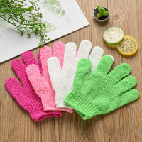 Guantes De Baño Exfoliantes 8/12Pcs Masaje Y Limpieza Profunda Para Piel Suave Esponja De Ducha De Nylon Material Seguro - details 4