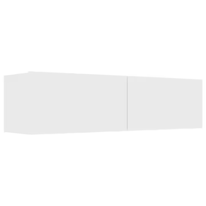 vidaXL Mueble de TV madera de ingeniería blanco 120x30x30 cm - 1