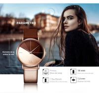 Reloj De Mujer De Lujo SK Top Cuero Genuino Moda Creativa Reloj De Cuarzo Para Damas Reloj De Pulsera De Lujo Reloj Feminino SHENGKE - details 6