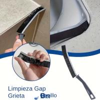 Cepillo De Limpieza Multifuncional Para Espacios Estrechos 37/5000 Nueva Herramienta De Limpieza Para Baño Y Grout De Paja Dura - details 2