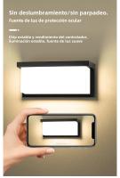 Lámpara De Pared LED Impermeable IP65 Con Sensor De Movimiento PIR Para Exterior Iluminación Decorativa Para Porche Balcón Jardín AC85-265V Moderna - details 6