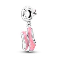 Encantos De Viaje Para Café Plata Charms Para Perros Y Gatos Corazón De Cuentas Adecuados Para Pulsera Original DIY Tendencia Clásica Vintage Romántica - details 520