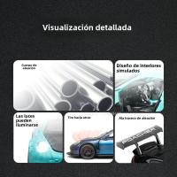 Modelo De Coche De Metal 1:32 GT3RS Juguete Deportivo Con Puertas Abiertas Y Función Retroceso Luz Y Sonido Vehículos De Carreras Regalos Para Niños - details 1