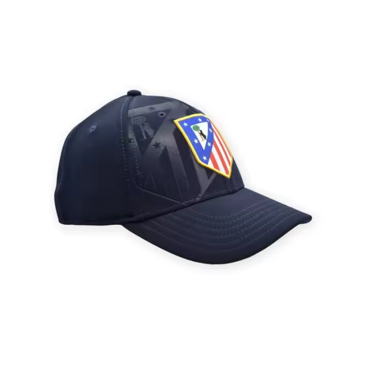 Gorra Atlético de Madrid azul marino ajustable talla adulto escudo bordado producto oficial ATM3GO6 - 1