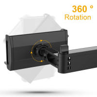 Soporte De Teléfono Móvil Para Coche Compatible Con iPad Rotativo De 360 Grados Flexible Soporte De Tablet Para Asiento Trasero De Coche Compatible Con Dispositivos De 4-11 Pulgadas - details 1