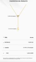 Collar De Corazón Ajustable Para Mujer En Plata 925 Con Cierre Flexible Y Zirconia Joyería Clásica Con Toque Moderno Para Fiesta Aniversario Regalo - details 4