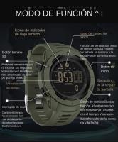 Reloj Digital Deportivo Para Hombre SANDA Con Pedometro Calorías 50M Impermeable LED Reloj Militar Relogio Masculino 2145 - details 6