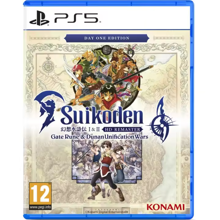 SUIKODEN I & II HD REMASTER GATE RUNE & DUNAN UNIFICATION WARS ELIGE VERSIÓN PS5 PLAYSTATION 5 O NINTENDO SWITCH playstation - 1