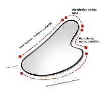 Juego De Roller De Hielo Para El Rostro Set De Cuidado Facial Herramienta De Masaje Facial Gua Sha De Acero Inoxidable Cubo De Hielo Para Contorno Y Levantamiento - details 3