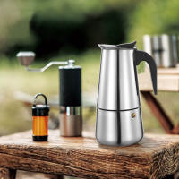 Family Cafetera Italiana de Acero Inoxidable, 2 a 9 tazas de Capacidad, Apto para Eléctrica, Vitrocerámica, Gas - details 0