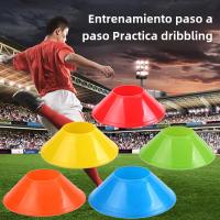 Juego De 10 Conos Cónicos Para Entrenamiento De Fútbol Para Niños Equipo Deportivo De Agilidad Y Evitación De Obstáculos Accesorios De Entrenamiento - details 0