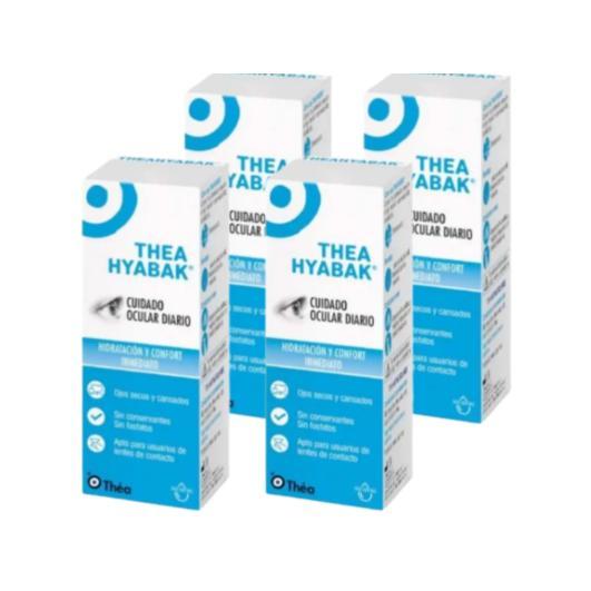 THEAHYABAK CUIDADO OCULAR DIARIO 0.15% PACK 4 X 10 ML (HYABAK) (EXCLUSIVO MIRAVIA)