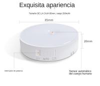 Lámpara Nocturna LED Recargable USB Con Sensor De Movimiento Para Emergencias En WC Pasillos Escaleras Armario Cocina Dormitorio - details 9