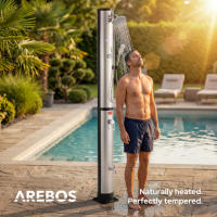 AREBOS 40L Ducha de Solar Ducha de Piscina Ducha Jardín al aire libre ducha lluvia - details 10