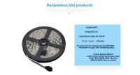 Tira De Luces LED 5050 SMD 5M 12V RGB RGBW RGBWW Impermeable 60LEDs/M Amarillo Rosa Azul Glacial Para Decoración De Habitación - details 1