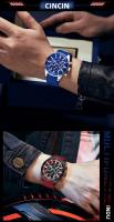 Reloj De Pulsera Deportivo Casual Para Hombres MINI FOCUS Gran Dial Luminoso Resistente Al Agua Cuarzo Multi-function Corona a Contrachavija Calendario - details 19