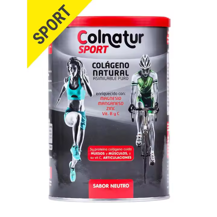 Colnatur sport colágeno natural sabor neutro 330 gramos - 1