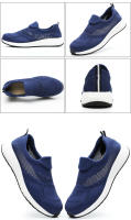 Zapatos De Seguridad Veraniegos Para Hombres Y Mujeres Zapatillas De Trabajo Con Punta De Acero Indestructible Antigolpes Suela EVA Mesh Superior Zapatos De Otoño - details 8