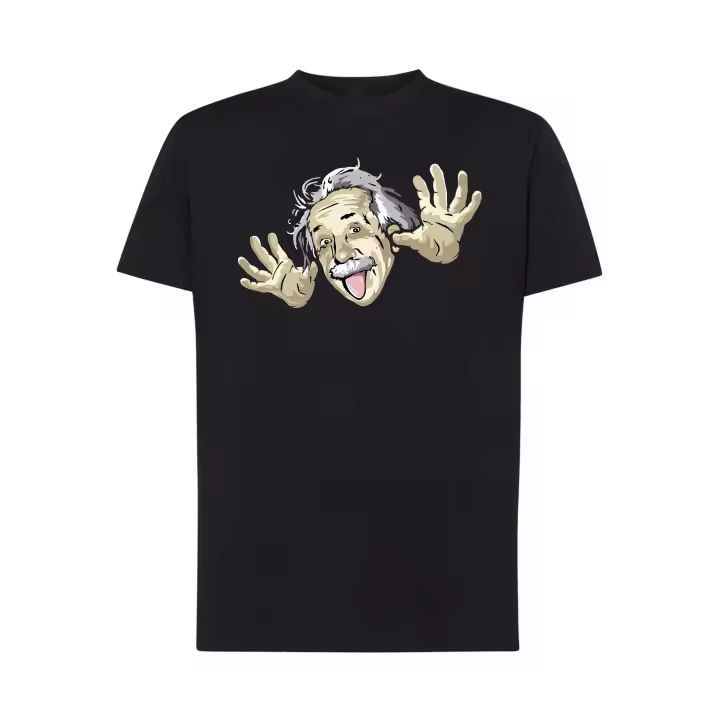 Einstein - Crazy - Camiseta unisex - algodón premium - 1