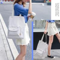 Mochila De Mujer Impermeable Estilo Coreano Con USB Para Portátil De 13-15.6 Pulgadas Mochila De Cuero Oxford De Moda Para Estudiantes - details 14