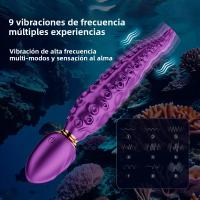 Vibrador Anal Rotativo 360° G Spot Clit Estimulación Vagina AV Mágica Linterna Masajeador Para Mujeres Juguete Sexual Dildo Masturbación - details 0