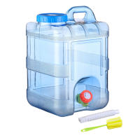 Caja De Agua Portátil Con Grifo Y Kit De Tubo Para Camping Equipamiento De Camping Con Cepillo De Limpieza Para Tanque De Agua Exterior - details 4