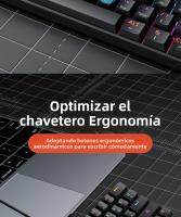 Teclado Mecánico De Juego USB MUCAI MK61 61 Teclas Cable Desmontable RGB Retroiluminado Intercambiable Rojo Axis Hot Swap - details 8