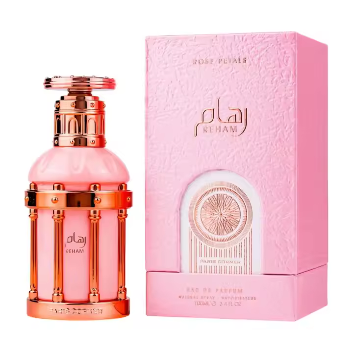Paris Corner Reham Rose Petals 100ML Perfume para Mujer Fragancia de Larga Duración , Perfume árabe original - 1