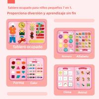 Libro De Actividades Montessori Para Bebés Juguetes Educativos Portátiles Fomentan Los Habilidades De Mano-Eje Para Niños De 3-6 Años - details 19