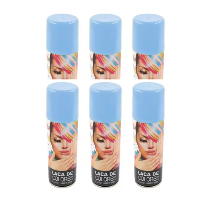 Spray de Color para el Cabello de Aerosoles - Perfectos para Celebraciones y Transformaciones de Estilo en Segundos - Lacas de Pelo Color 125ml PLUS HOME - Cambio Rápido y Lavable - Tu Look - 1