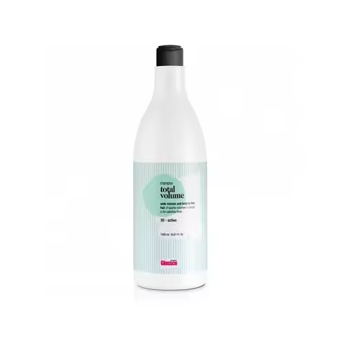 Glossco Professional Champú Total Volume 1000 Ml para Cabello Fino - Volumen Intenso y Brillo Duradero - 1